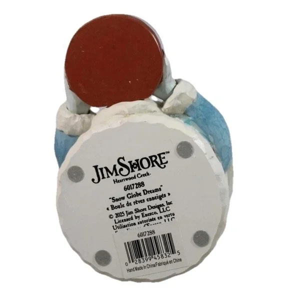 Jim Shore - SNOW GLOBE DREAMS - 2025 Holiday Gnome Figurine - 6017288 NIB - Picture 3 of 6